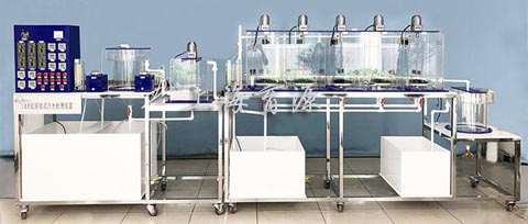 SBR法五池连续式污水处理实验装置